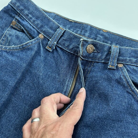 Vintage Sears Genuine Roebucks mens denim jeans size 33x32 (30x32) 50124 - Picture 6 of 16